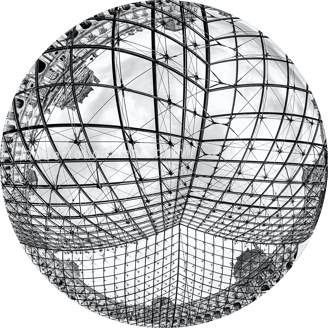 Mirada al cielo del Louvre